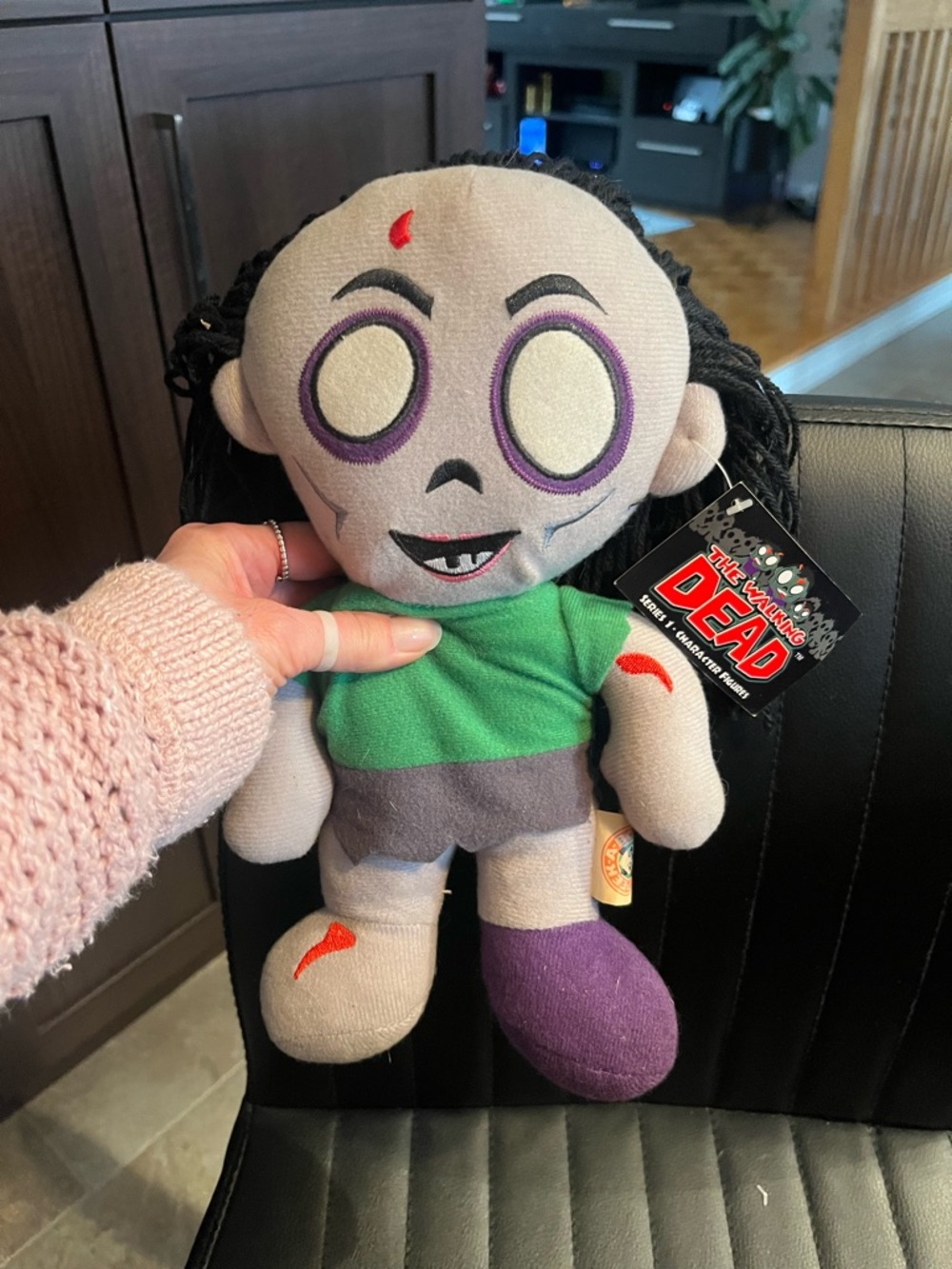 The walking dead series 1 character figure plush 2012 peek a boo toys